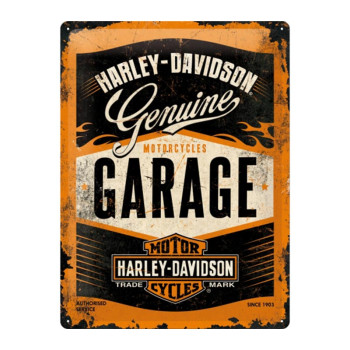 Blechschild 30x40 cm Harley-Davidson (Garage)