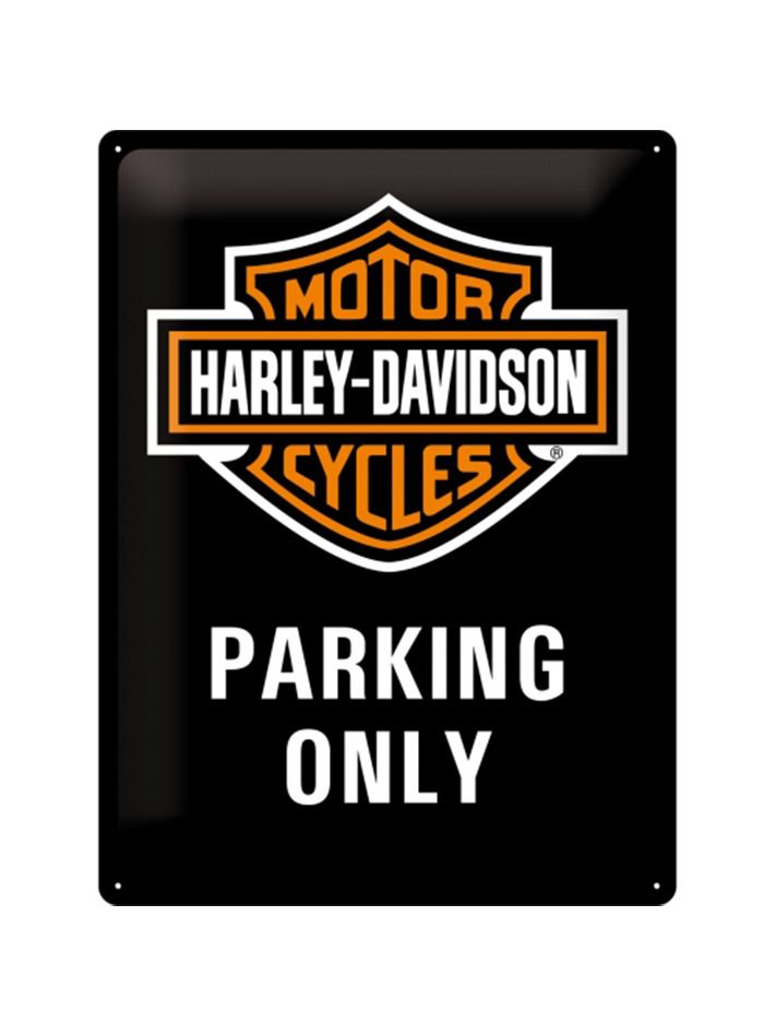 Blechschild 30x40 cm Harley-Davidson Parking Only