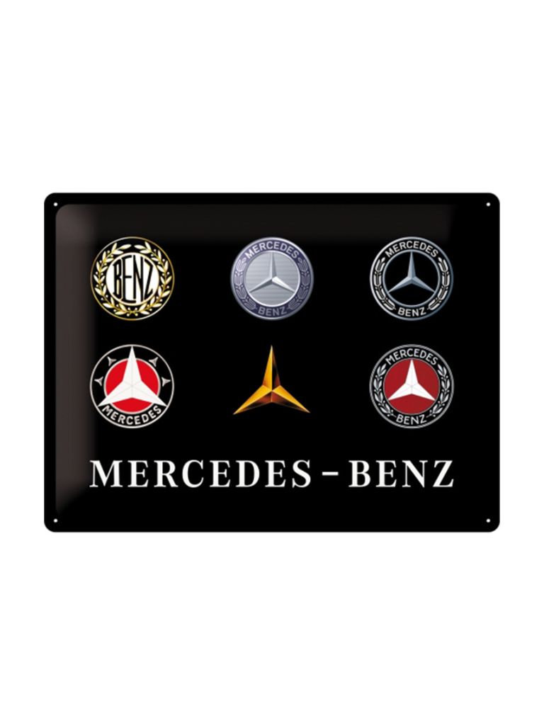 Blechschild 30x40 cm Mercedes-Benz