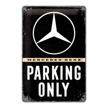 Blechschild 20x30 cm Mercedes-Benz Parking Only