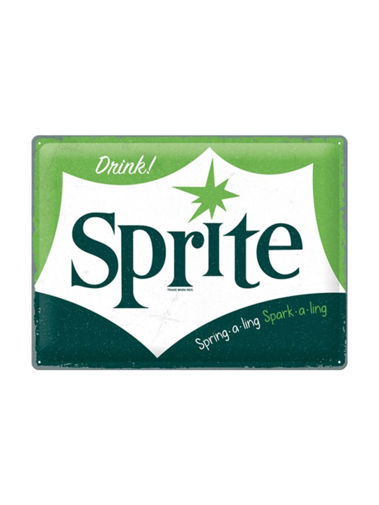 Blechschild 40x30 cm Sprite (Spring-a-ling) 