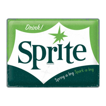 Blechschild 40x30 cm Sprite (Spring-a-ling) 