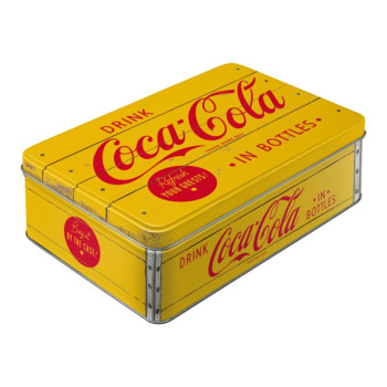 Blechdose L Coca-Cola (yellow logo)