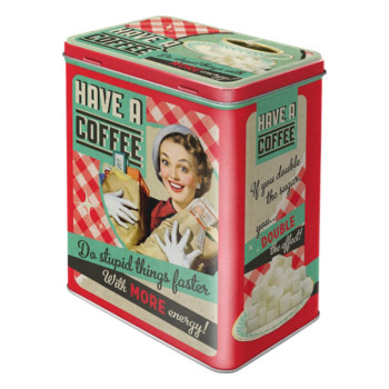 Blechdose L Have a Coffee