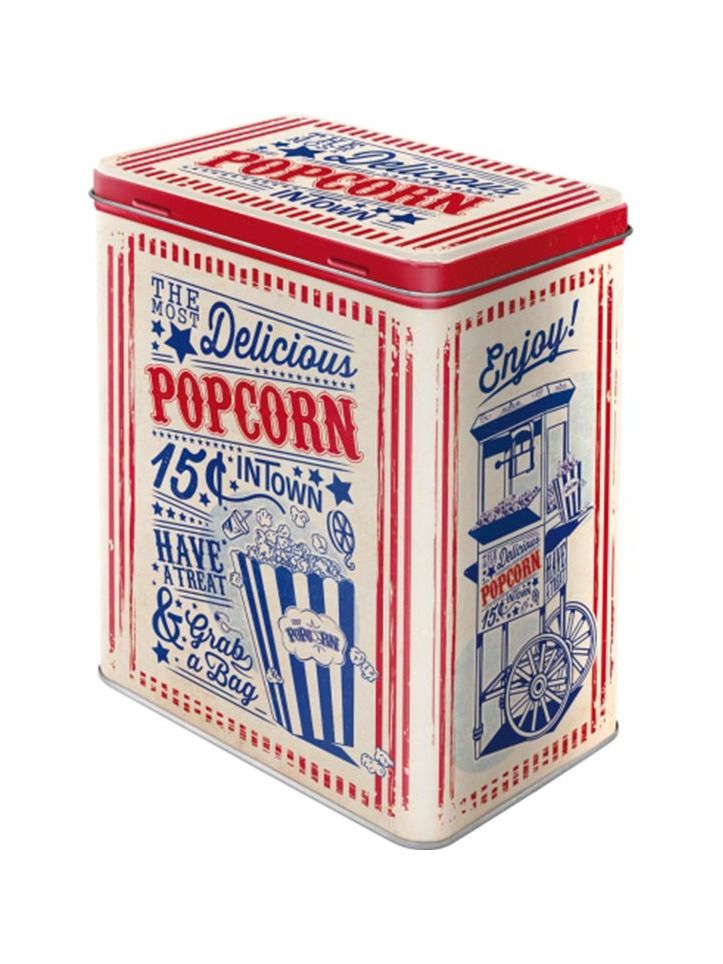 Blechdose L Popcorn
