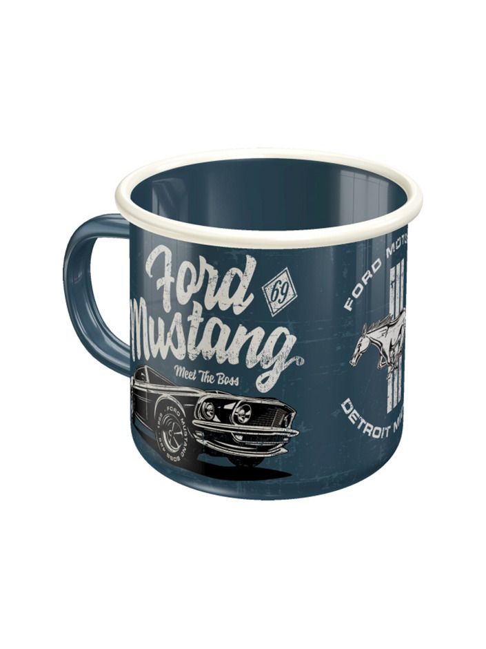 Metall Tasse Ford Mustang (The Boss)