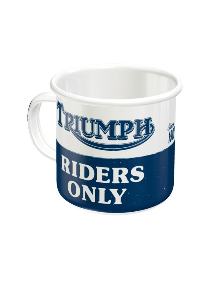 Metall Tasse Triumph Riders Only