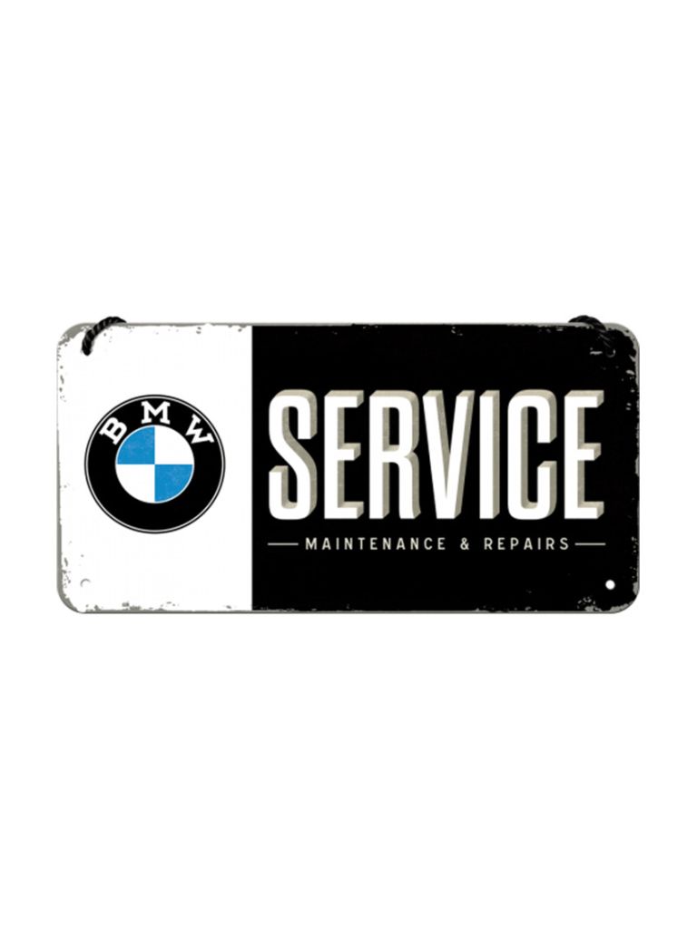 Hängeschild 10x20 cm BMW Service