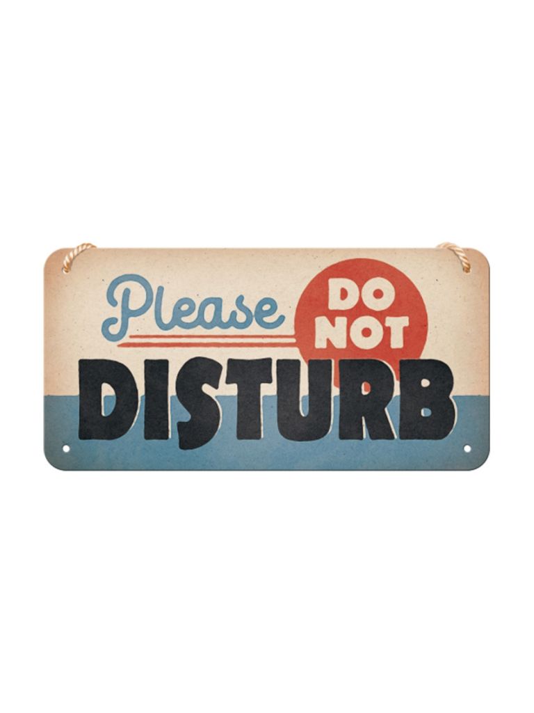 Hängeschild 10x20 cm Do Not Disturb