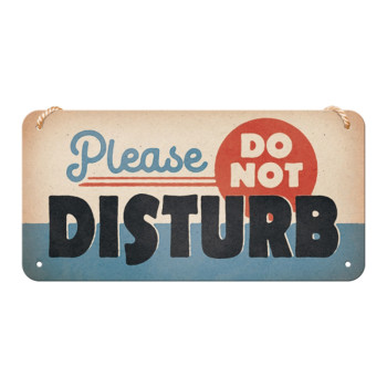 Hängeschild 10x20 cm Do Not Disturb