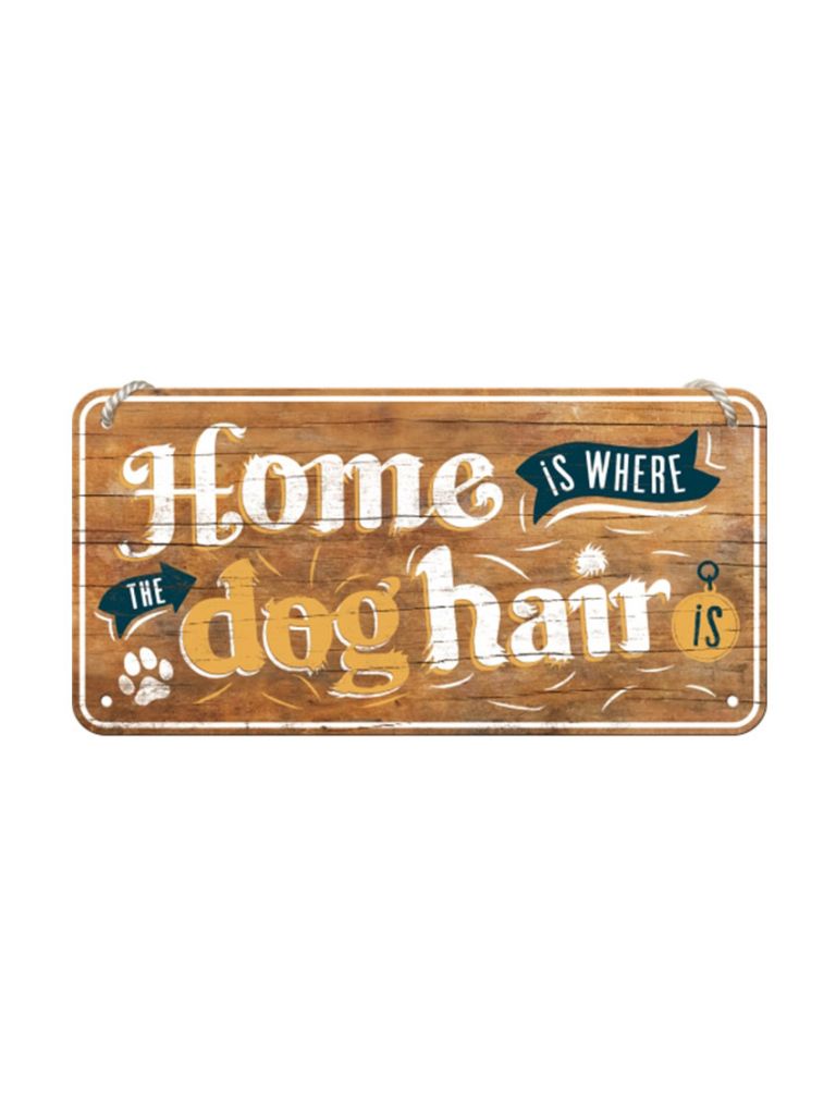 Hängeschild 10x20 cm Dog Hair