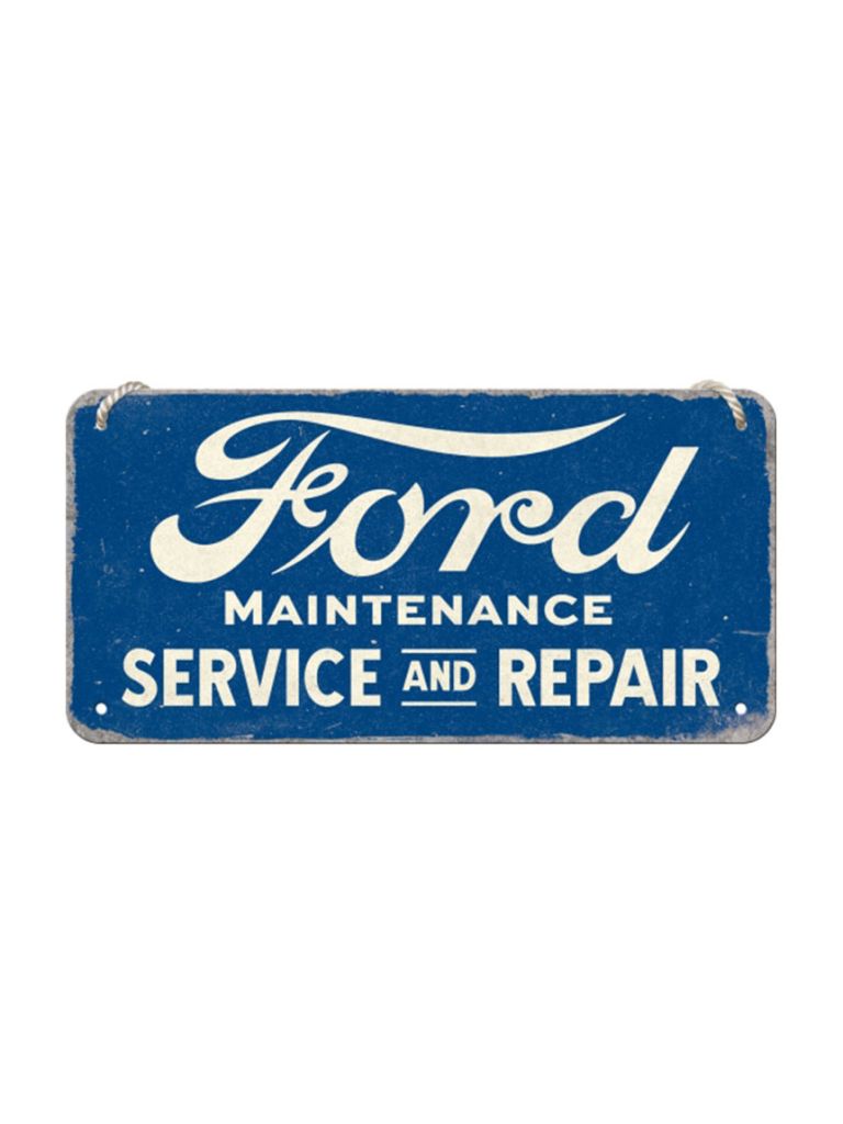 Hängeschild 10x20 cm Ford Service & Repair