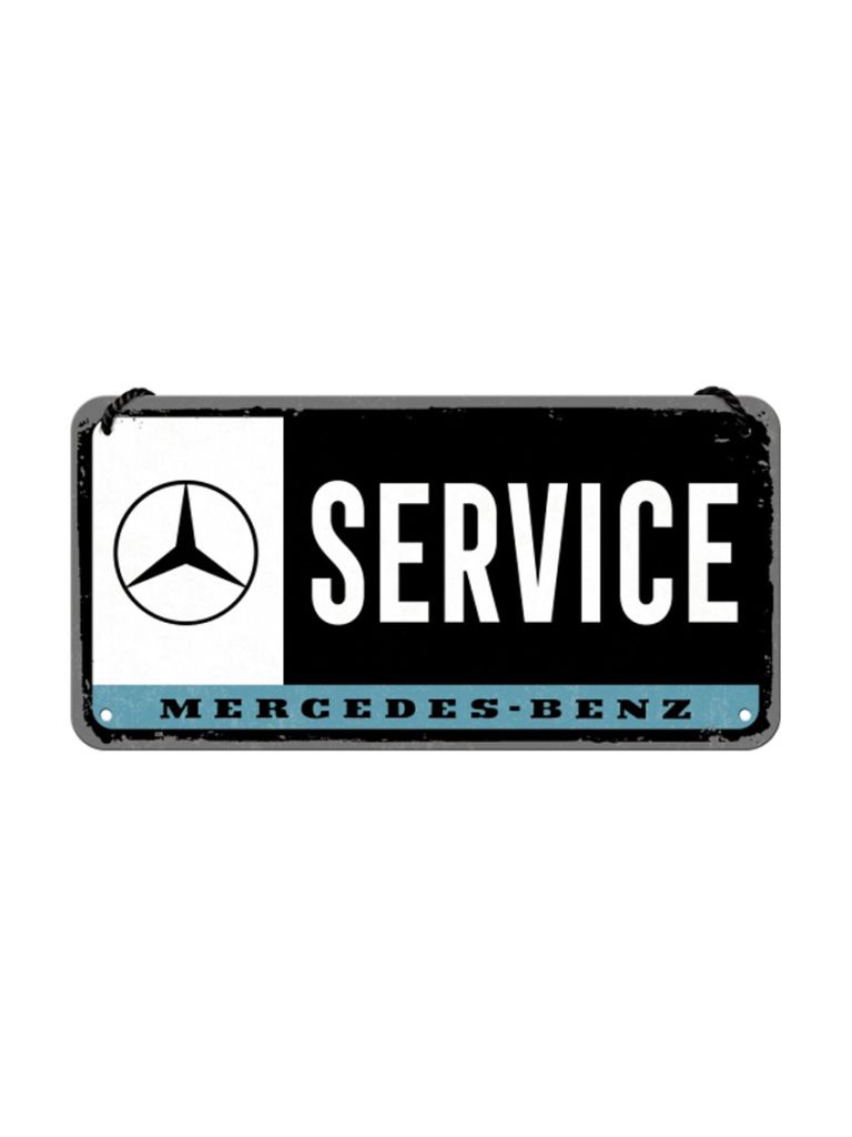 Hängeschild 10x20 cm Mercedes-Benz Service
