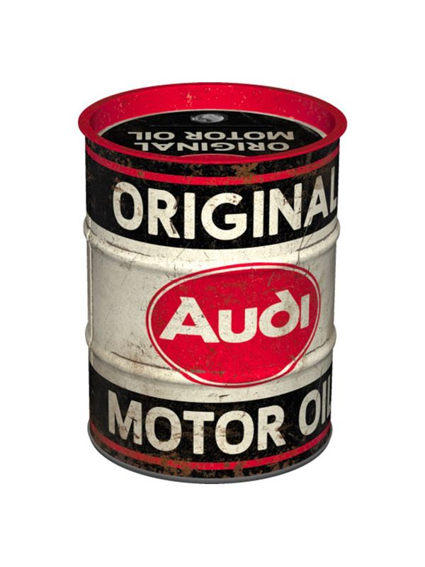 Spardose 10x13 cm Audi Original Motor Oil