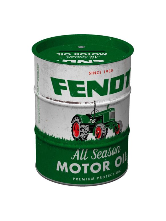 Spardose 10x13 cm Fendt All Season Motor Oil