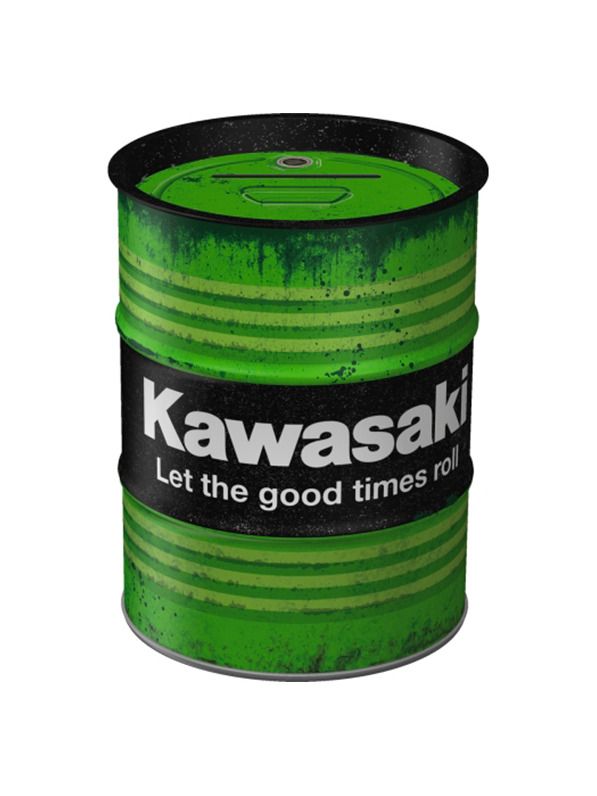 Spardose 10x13 cm Kawasaki Let the good times roll