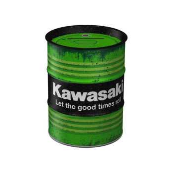 Spardose 10x13 cm Kawasaki Let the good times roll