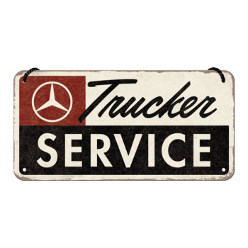 Hängeschild 10x20 cm Mercedes-Benz Trucker Service