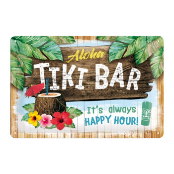 Blechschild 20x30 cm Tiki Bar