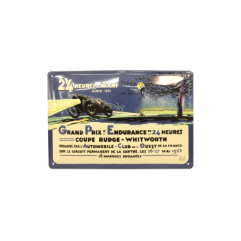 Blechschild 20x30 cm 24h Le Mans - First Race 1924