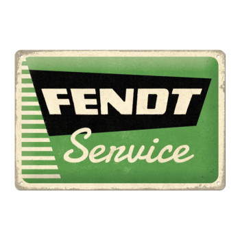 Blechschild 20x30 cm Fendt Service