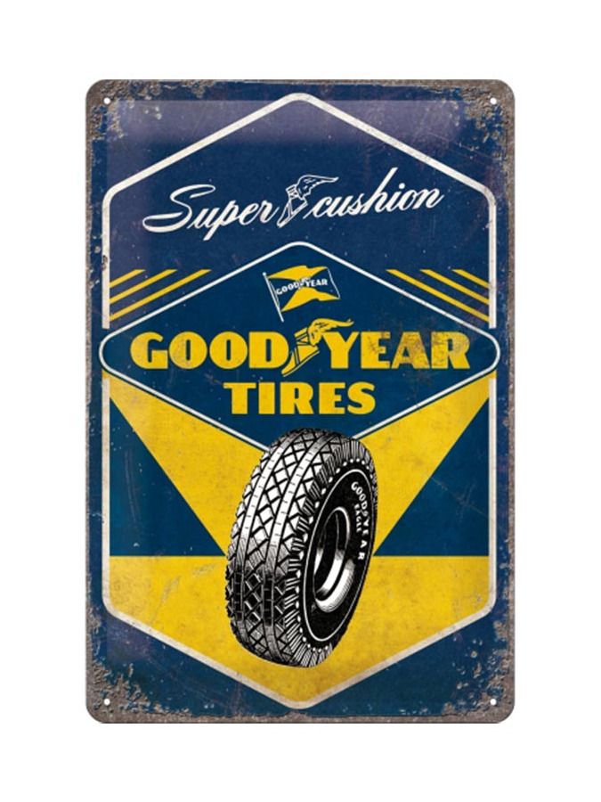 Blechschild 20x30 cm Good Year Tires