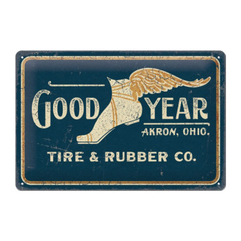 Blechschild 20x30 cm Goodyear 1902