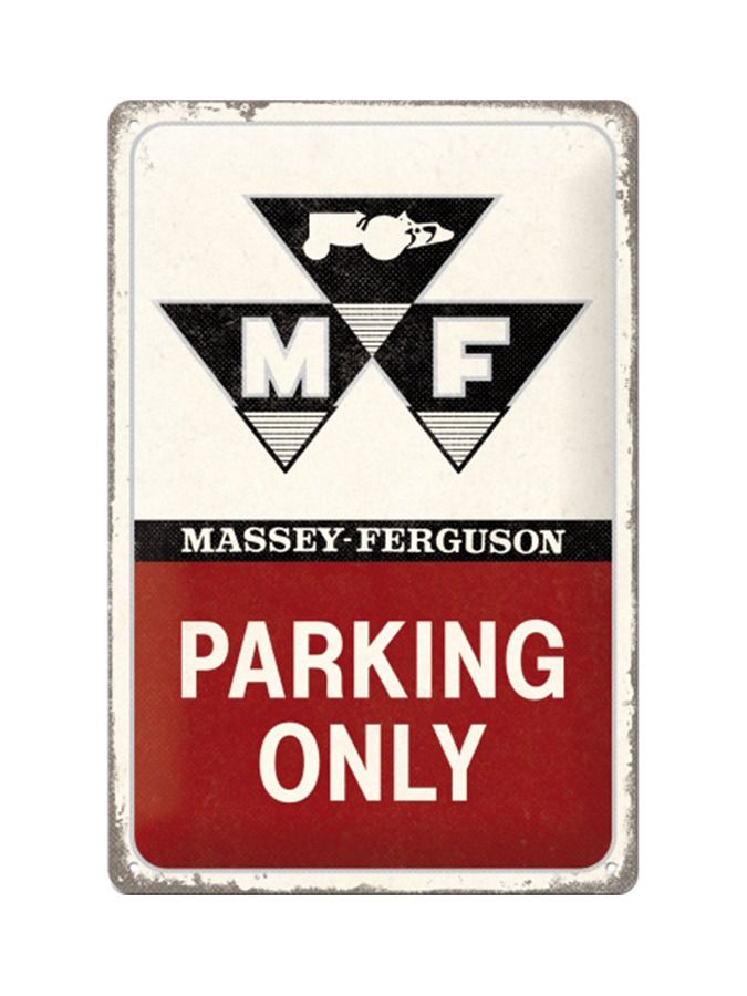 Blechschild 30x20 cm Massey Ferguson Parking Only 