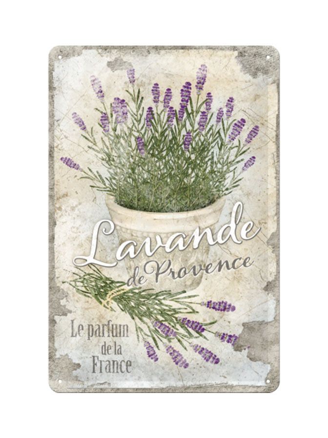 Blechschild 20x30 cm Lavenders