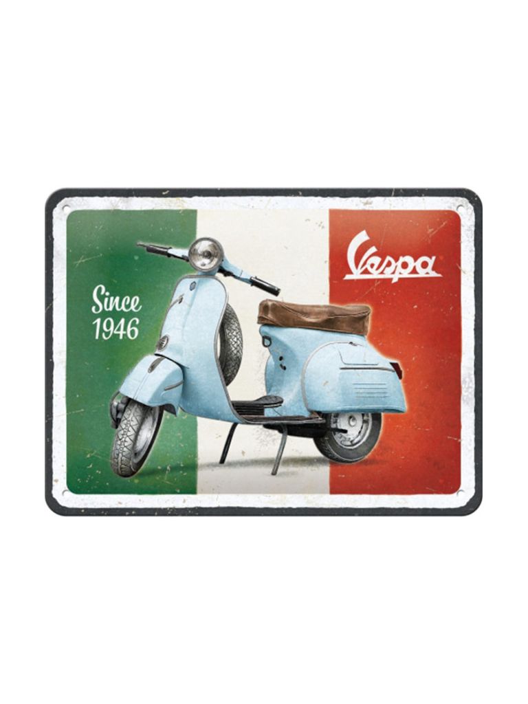 Blechschild 15x20 cm Vespa Since 1946