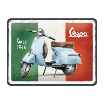 Blechschild 15x20 cm Vespa Since 1946