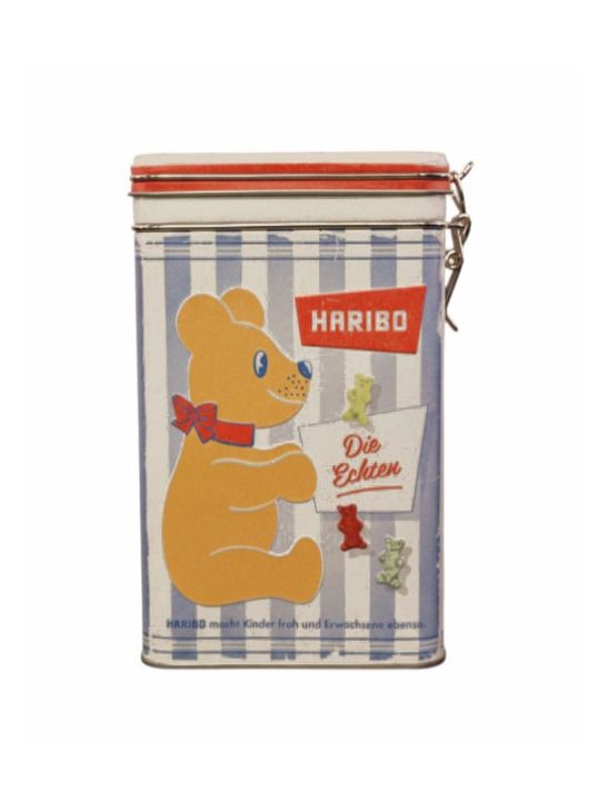 Blechdose mit Klip HARIBO Die Echten