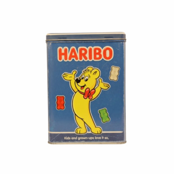Blechdose L HARIBO Enjoy the Taste blue