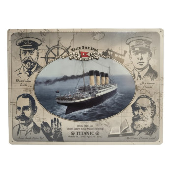 Blechschild 40x30 cm Titanic