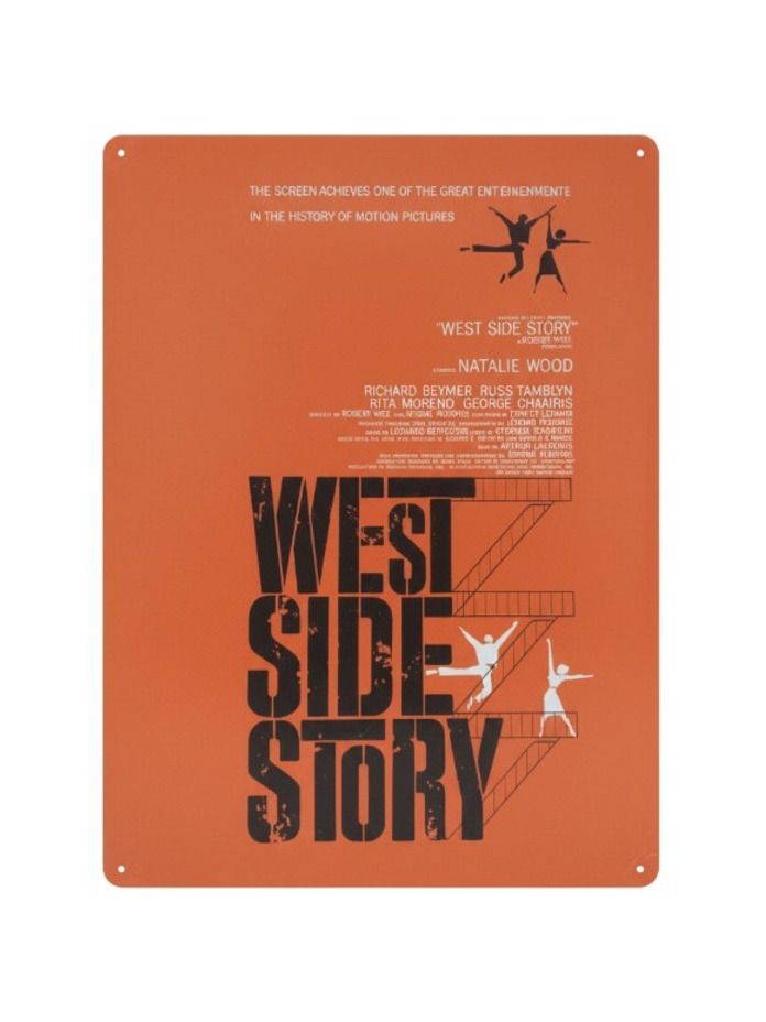 Blechschild 30x40 cm West Side Story