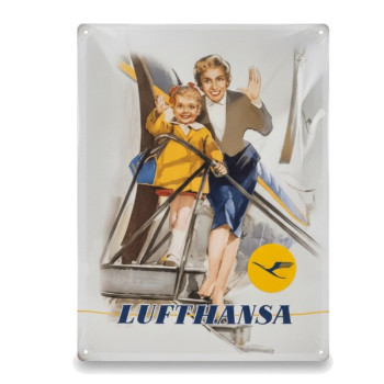 Blechschild 30x40 cm Lufthansa