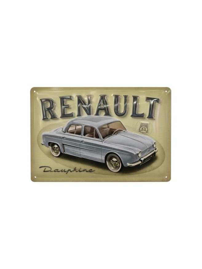 Blechschild 20x30 cm Renault Dauphine