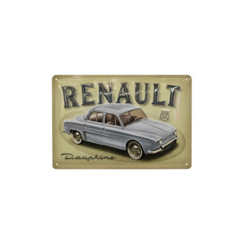 Blechschild 20x30 cm Renault Dauphine