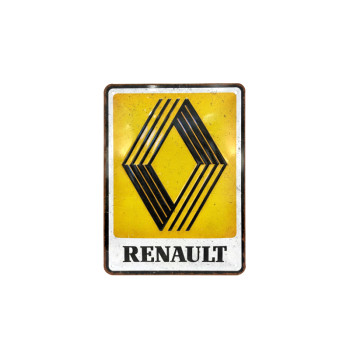 Blechschild 15x20 cm Renault Logo 1972
