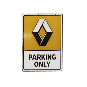 Blechschild 30x40 cm Renault Parking Only
