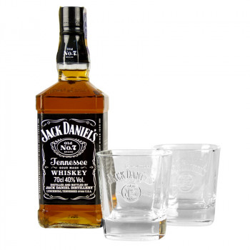 Jack Daniel's 0,7l 40% Gift Box + 2 Glass - 2