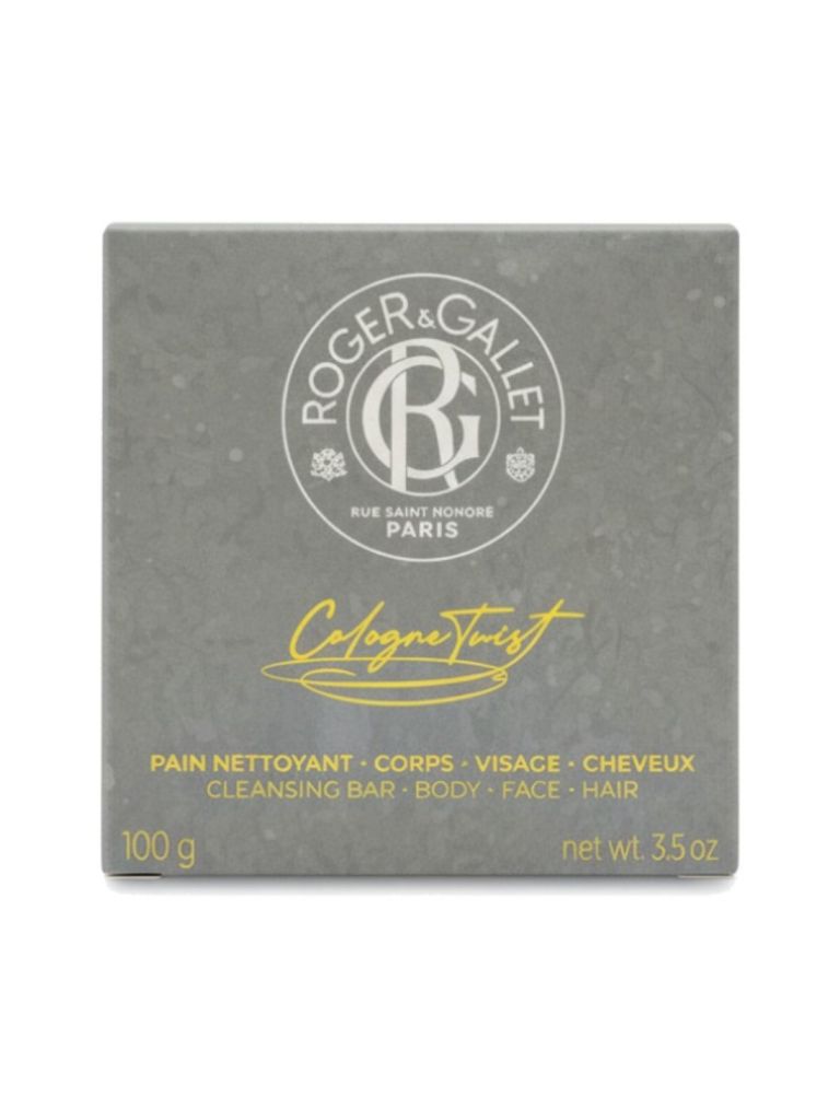 Roger & Gallet Cologne Twist 3in1 Cleansing Bar Body Face Hair 100 g