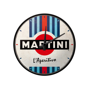 Wanduhr Martini (L'Aperitivo Racing Stripes)