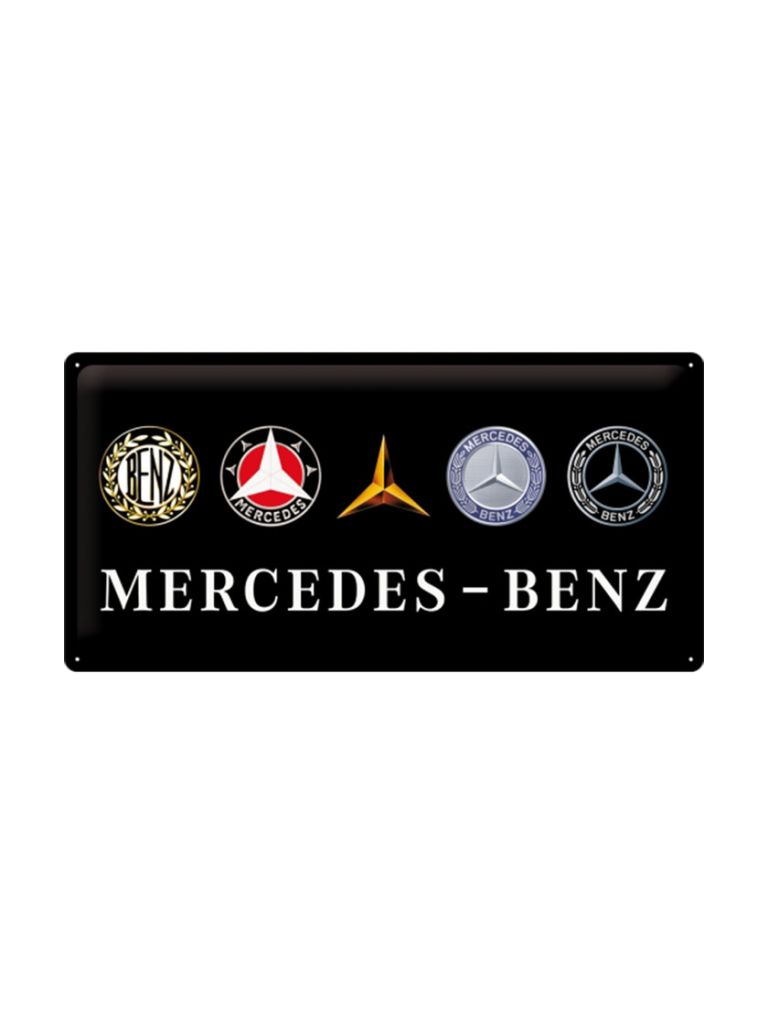 Blechschild 25x50 cm Mercedes-Benz