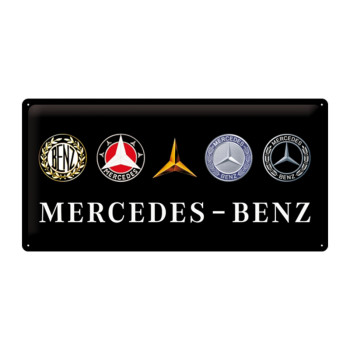 Blechschild 25x50 cm Mercedes-Benz
