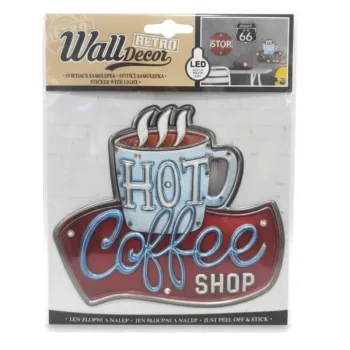 samolepka Hot Coffee shop