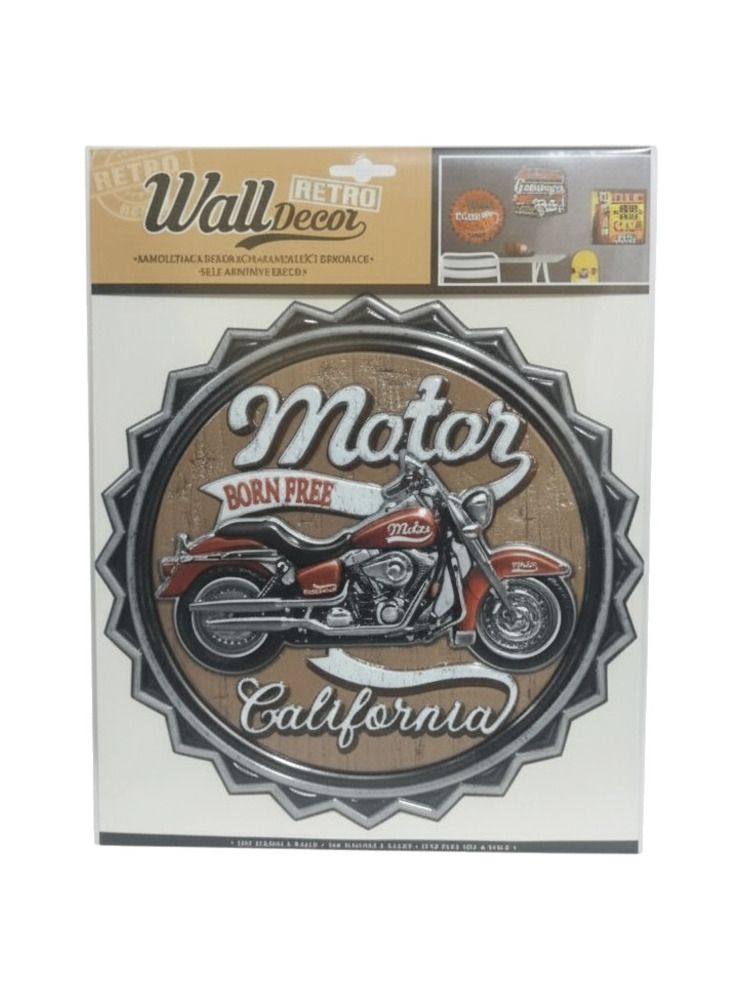 samolepka - Motor California