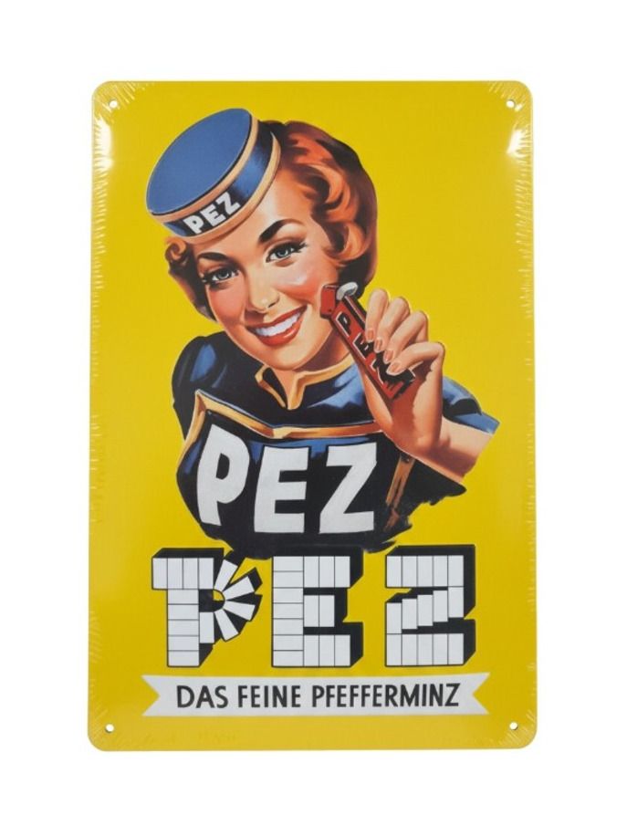 Blechschilder PEZ Pfefferminz 20 x 30 cm