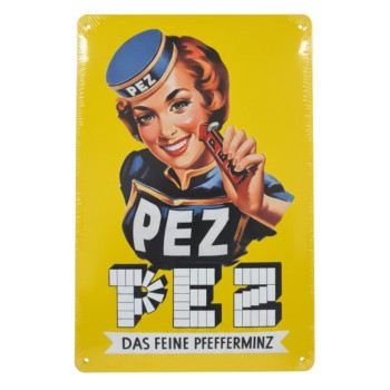 Blechschilder PEZ Pfefferminz 20 x 30 cm