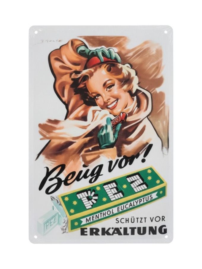 Blechschilder PEZ Menthol 20 x 30 cm